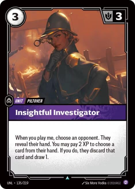 Image for Insightful Investigator - Riftbound: League of Legends Trading Card Game