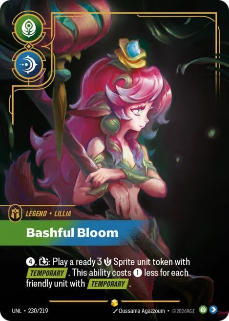 Image for Lillia, Bashful Bloom (Overnumbered) - Riftbound: League of Legends Trading Card Game