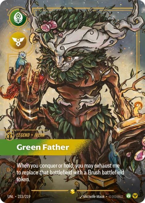 Image for Ivern, Green Father (Overnumbered) - Riftbound: League of Legends Trading Card Game