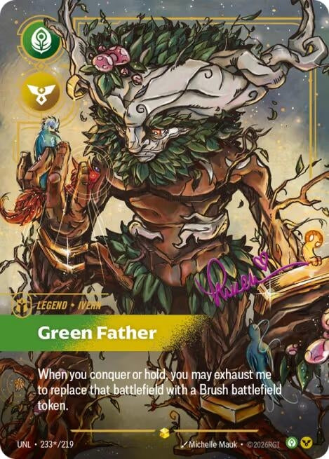Image for Ivern, Green Father (Signature) - Riftbound: League of Legends Trading Card Game