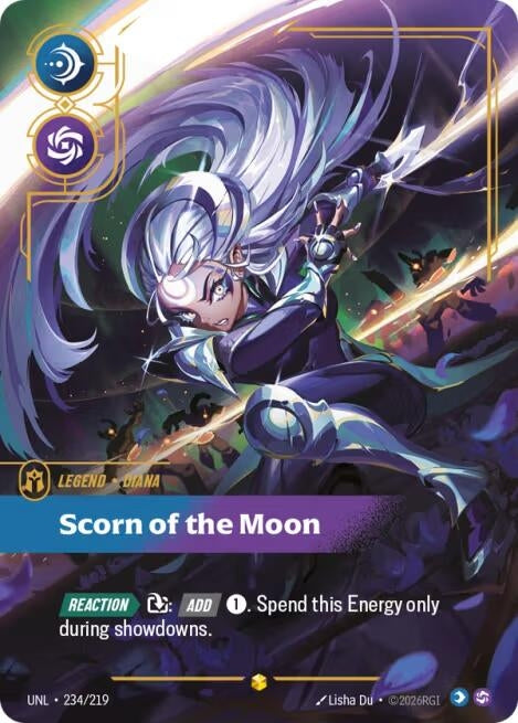 Image for Diana, Scorn of the Moon (Overnumbered) - Riftbound: League of Legends Trading Card Game
