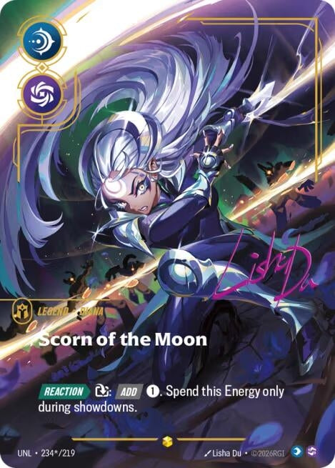 Image for Diana, Scorn of the Moon (Signature) - Riftbound: League of Legends Trading Card Game