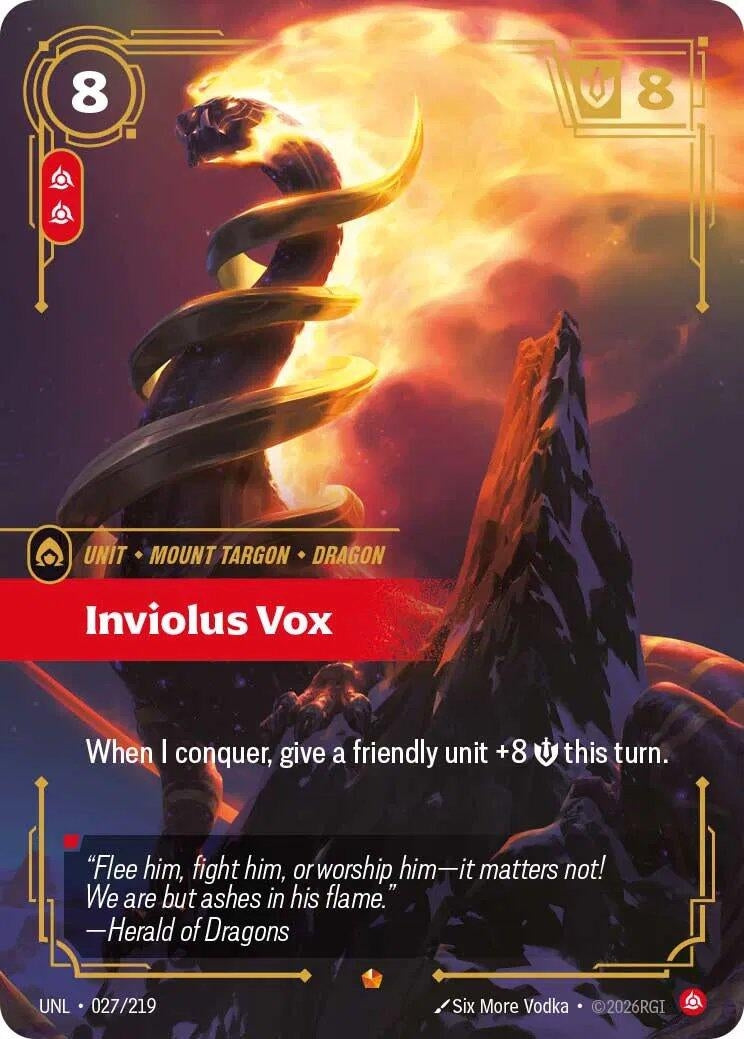 Image for Inviolus Vox - Riftbound: League of Legends Trading Card Game