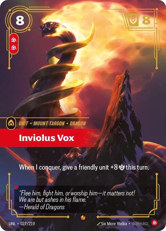 Image for Inviolus Vox - Riftbound: League of Legends Trading Card Game