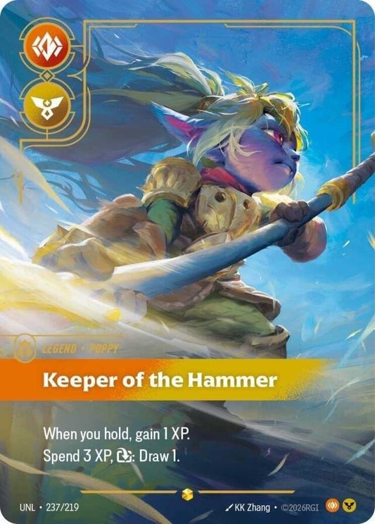 Image for Poppy, Keeper of the Hammer (Overnumbered) - Riftbound: League of Legends Trading Card Game