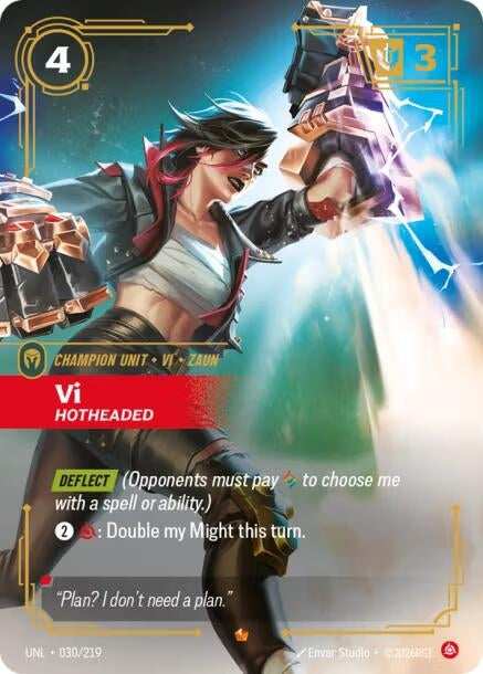 Image for Vi, Hotheaded - Riftbound: League of Legends Trading Card Game