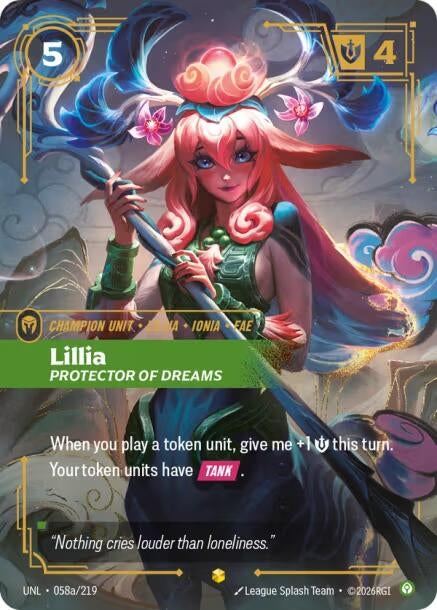 Image for Lillia, Protector of Dreams (Alternate Art) - Riftbound: League of Legends Trading Card Game