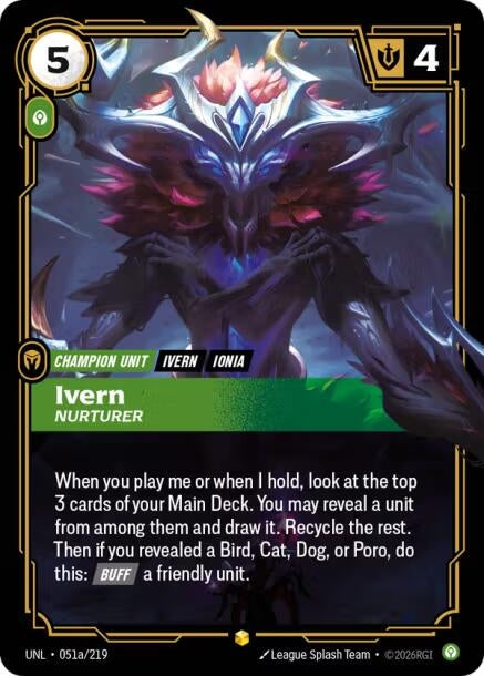 Image for Ivern, Nurturer (Alternate Art) - Riftbound: League of Legends Trading Card Game