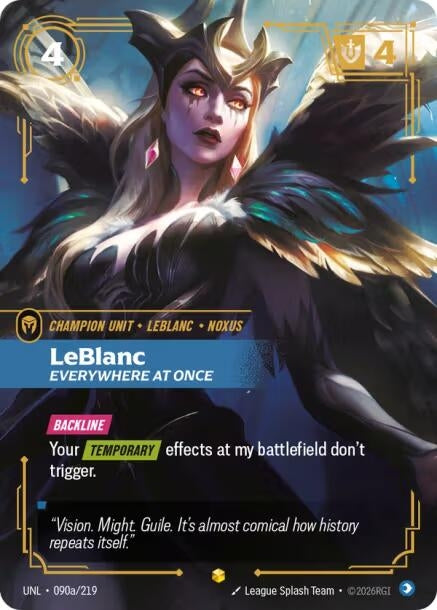 Image for LeBlanc, Everywhere At Once (Alternate Art) - Riftbound: League of Legends Trading Card Game