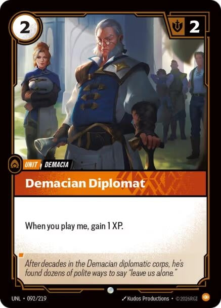 Image for Demacian Diplomat - Riftbound: League of Legends Trading Card Game