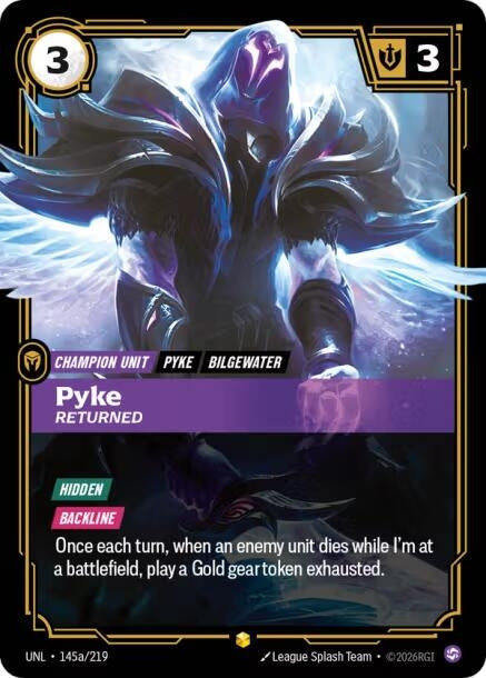 Image for Pyke, Returned (Alternate Art) - Riftbound: League of Legends Trading Card Game