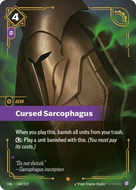 Image for Cursed Sarcophagus - Riftbound: League of Legends Trading Card Game