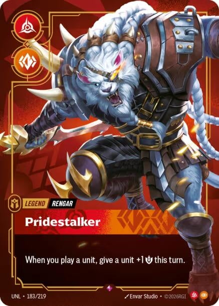 Image for Rengar, Pridestalker - Riftbound: League of Legends Trading Card Game