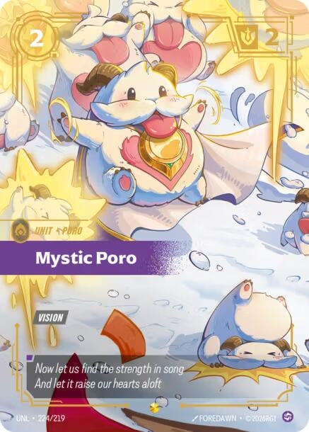 Image for Mystic Poro (Overnumbered) - Riftbound: League of Legends Trading Card Game