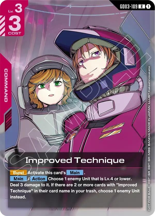 Image for Improved Technique (WCS26-27 Participation Pack Vol.1) - Gundam Card Game