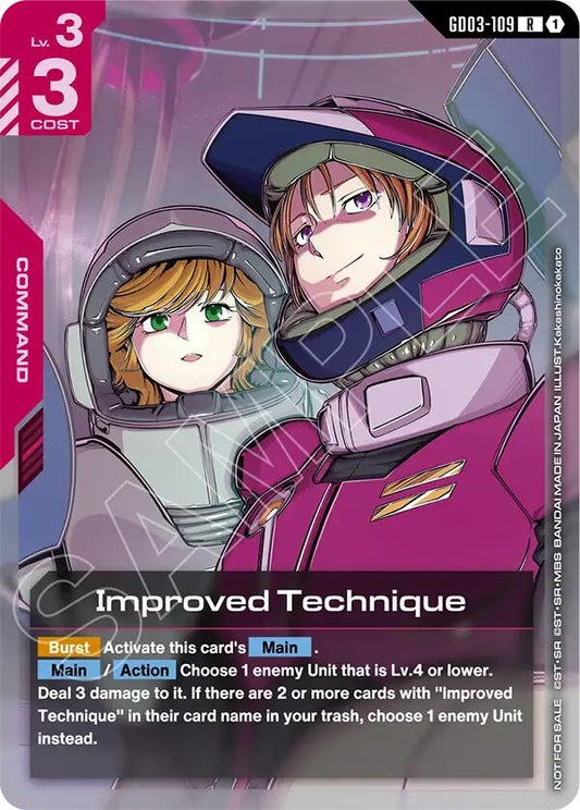 Image for Improved Technique (WCS26-27 Participation Pack Vol.1) - Gundam Card Game
