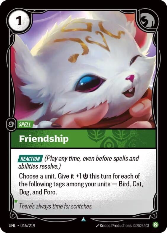 Image for Friendship - Riftbound: League of Legends Trading Card Game