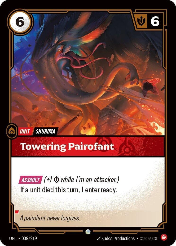 Image for Towering Pairofant - Riftbound: League of Legends Trading Card Game