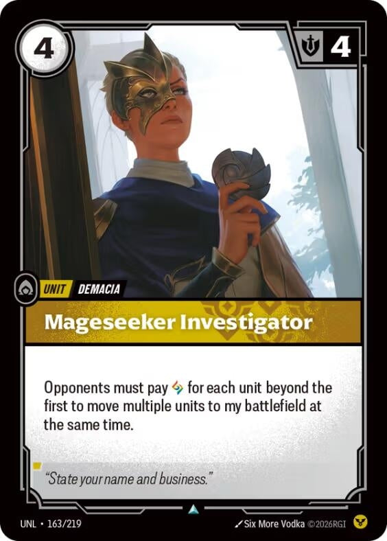Image for Mageseeker Investigator - Riftbound: League of Legends Trading Card Game