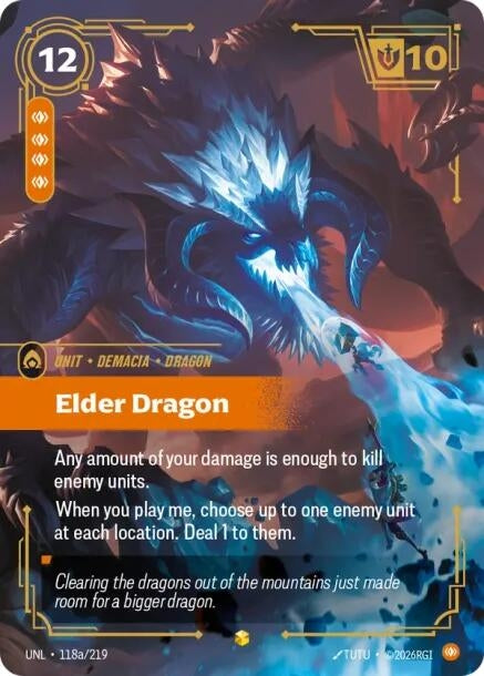 Image for Elder Dragon (Alternate Art) - Riftbound: League of Legends Trading Card Game