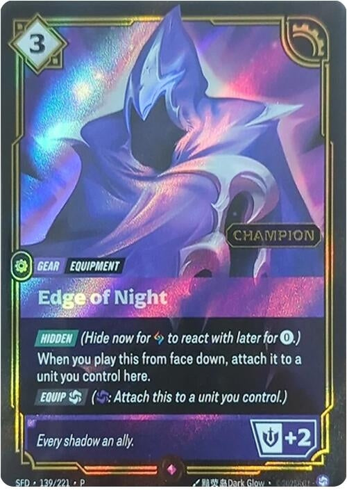 Image for Edge of Night (Champion) - Riftbound: League of Legends Trading Card Game