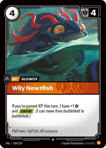 Image for Wily Newtfish - Riftbound: League of Legends Trading Card Game