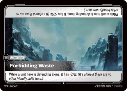 Image for Forbidding Waste - Riftbound: League of Legends Trading Card Game