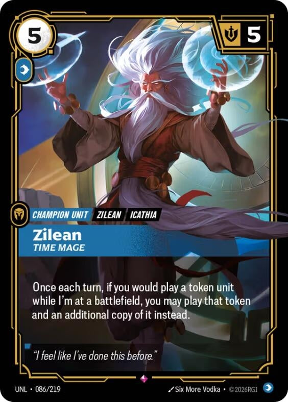 Image for Zilean, Time Mage - Riftbound: League of Legends Trading Card Game