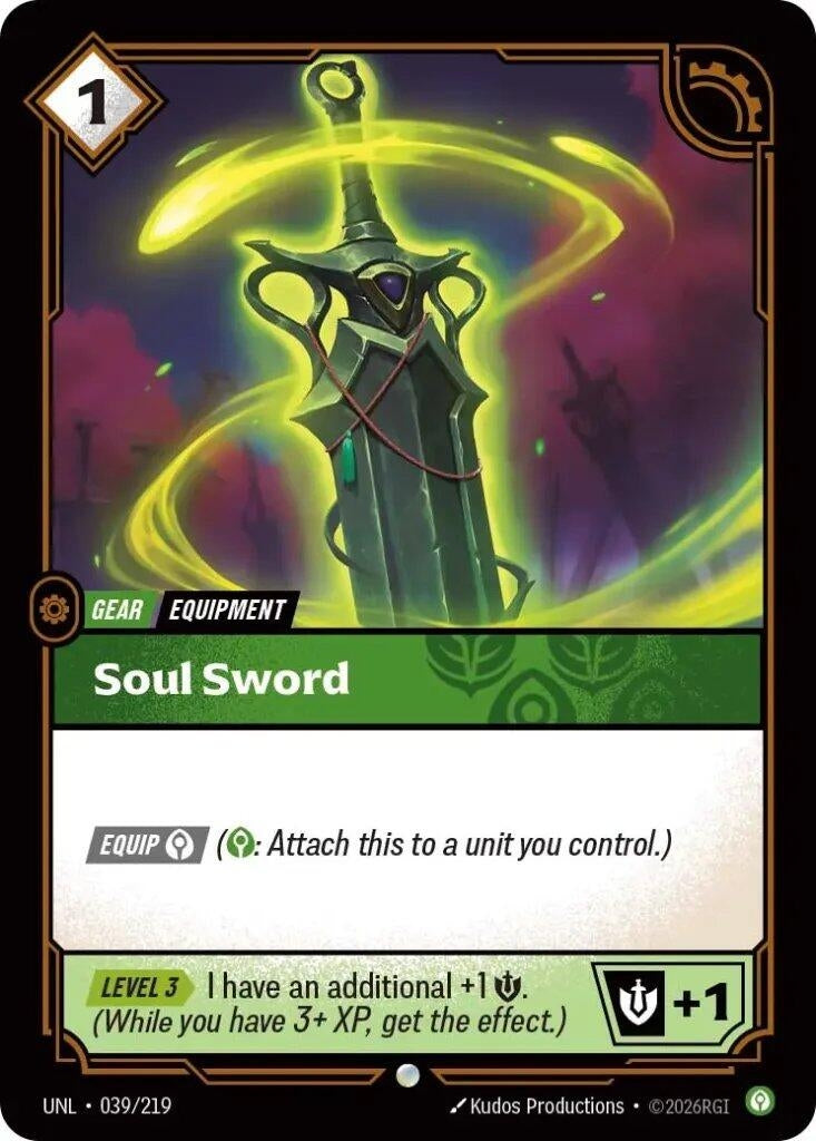 Image for Soul Sword - Riftbound: League of Legends Trading Card Game