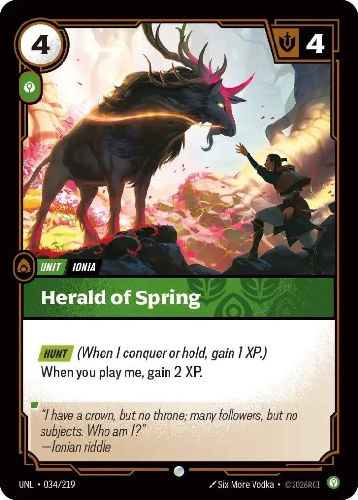 Image for Herald of Spring - Riftbound: League of Legends Trading Card Game