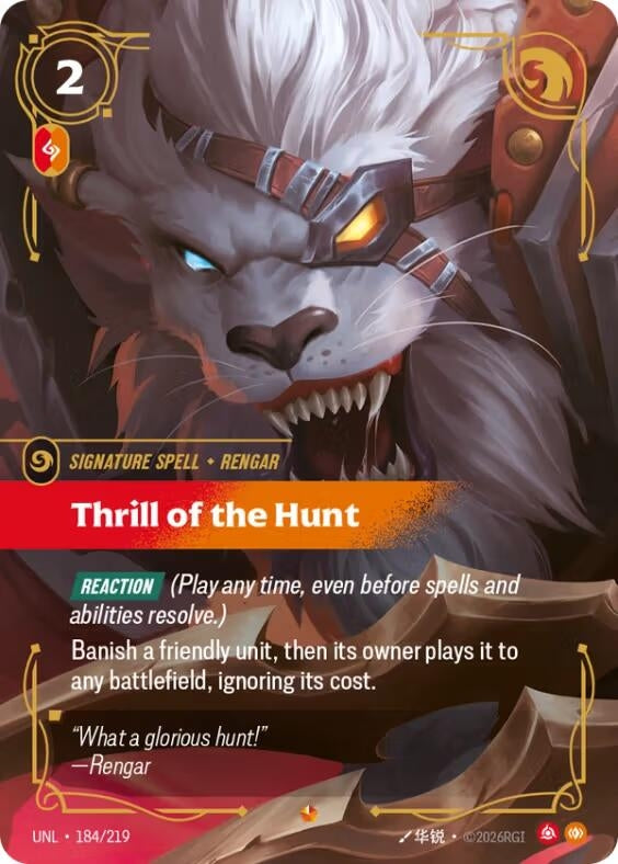 Image for Thrill of the Hunt - Riftbound: League of Legends Trading Card Game