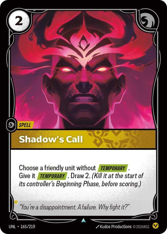 Image for Shadow's Call - Riftbound: League of Legends Trading Card Game