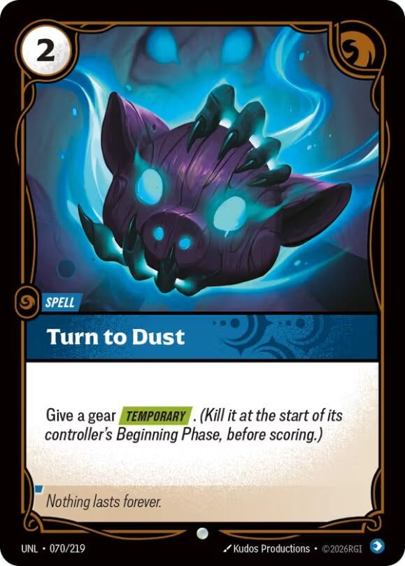 Image for Turn to Dust - Riftbound: League of Legends Trading Card Game
