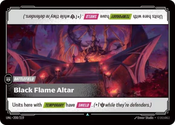 Image for Black Flame Altar - Riftbound: League of Legends Trading Card Game