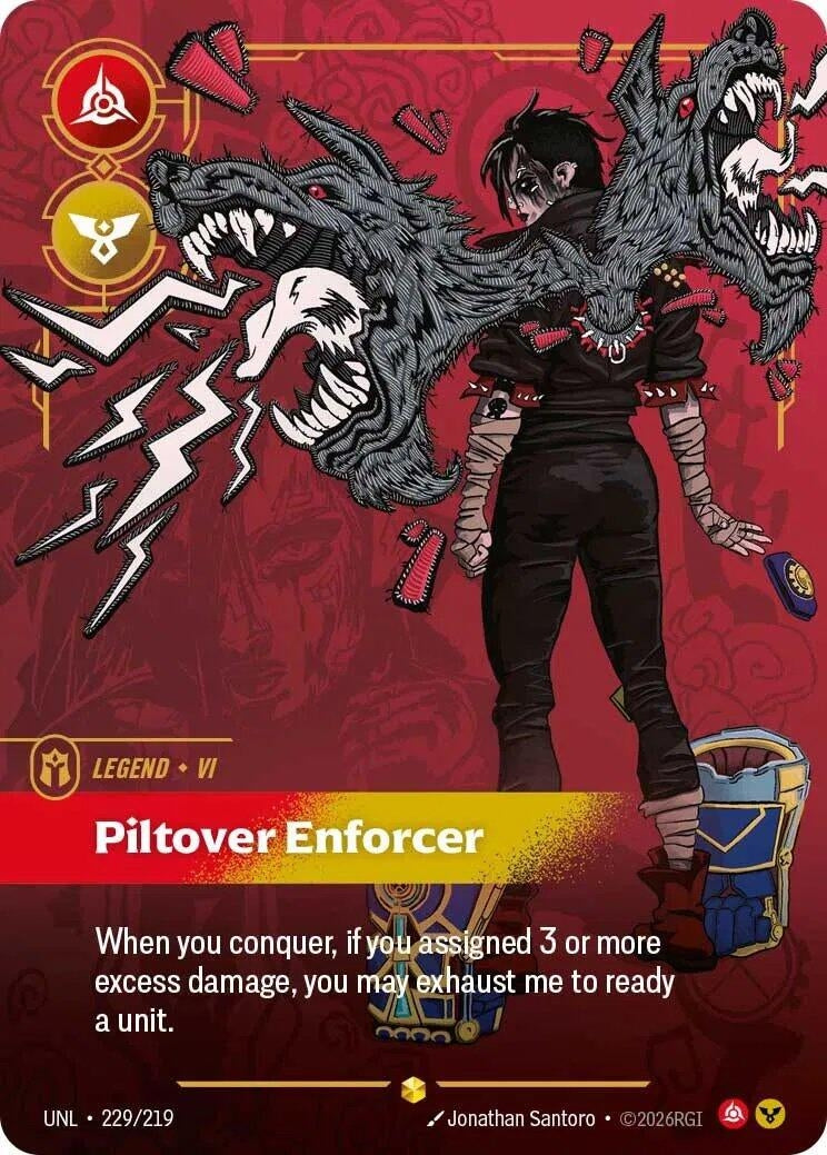 Image for Vi, Piltover Enforcer (Overnumbered) - Riftbound: League of Legends Trading Card Game