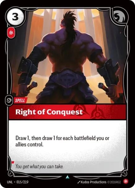 Image for Right of Conquest - Riftbound: League of Legends Trading Card Game