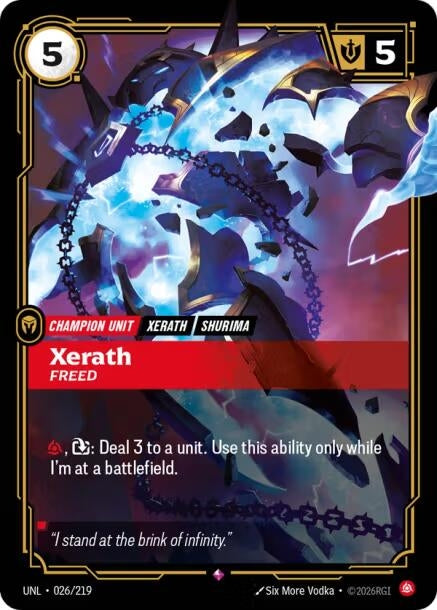 Image for Xerath, Freed - Riftbound: League of Legends Trading Card Game
