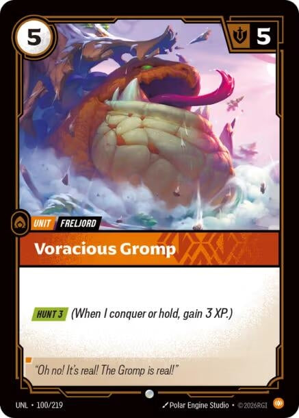 Image for Voracious Gromp - Riftbound: League of Legends Trading Card Game