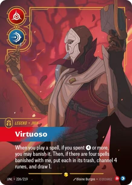 Image for Jhin, Virtuoso (Overnumbered) - Riftbound: League of Legends Trading Card Game