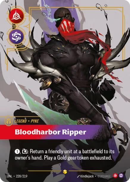 Image for Pyke, Bloodharbor Ripper (Overnumbered) - Riftbound: League of Legends Trading Card Game