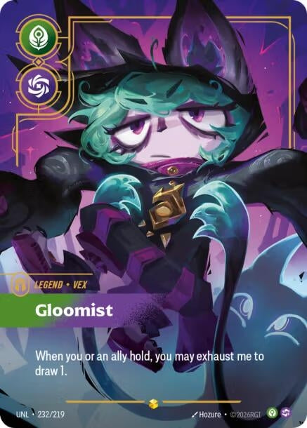 Image for Vex, Gloomist (Overnumbered) - Riftbound: League of Legends Trading Card Game