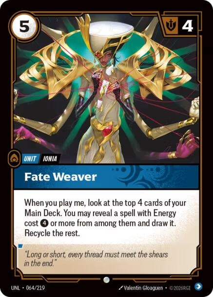 Image for Fate Weaver - Riftbound: League of Legends Trading Card Game