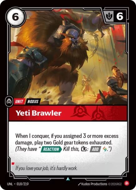 Image for Yeti Brawler - Riftbound: League of Legends Trading Card Game