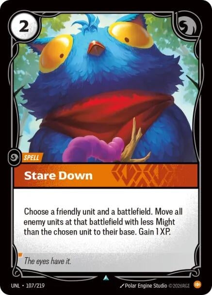 Image for Stare Down - Riftbound: League of Legends Trading Card Game