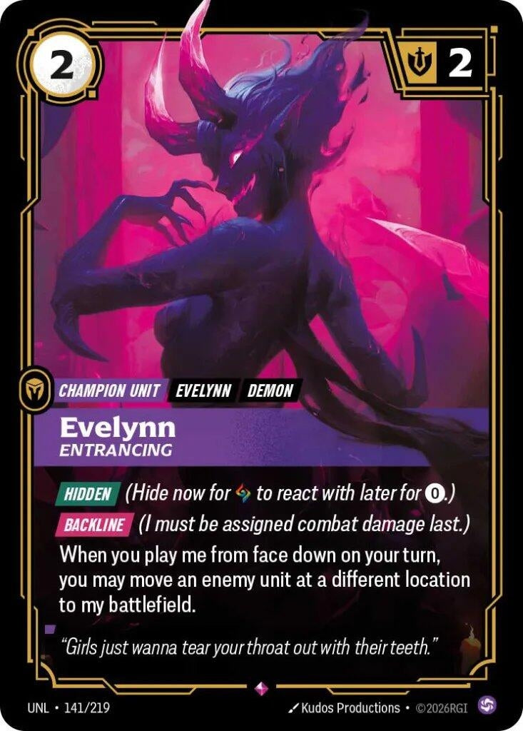 Image for Evelynn, Entrancing - Riftbound: League of Legends Trading Card Game