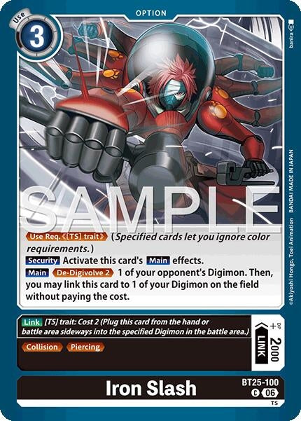 Image for Iron Slash - Digimon Card Game