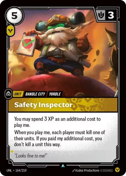 Image for Safety Inspector - Riftbound: League of Legends Trading Card Game