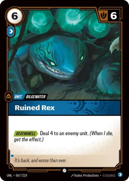 Image for Ruined Rex - Riftbound: League of Legends Trading Card Game