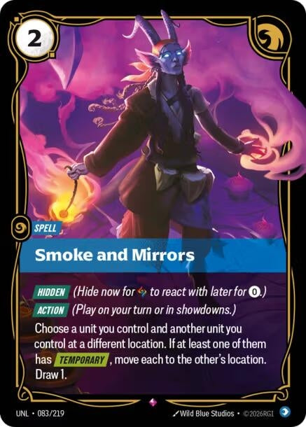 Image for Smoke and Mirrors - Riftbound: League of Legends Trading Card Game
