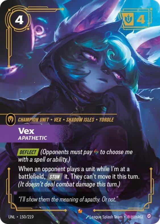 Image for Vex, Apathetic - Riftbound: League of Legends Trading Card Game
